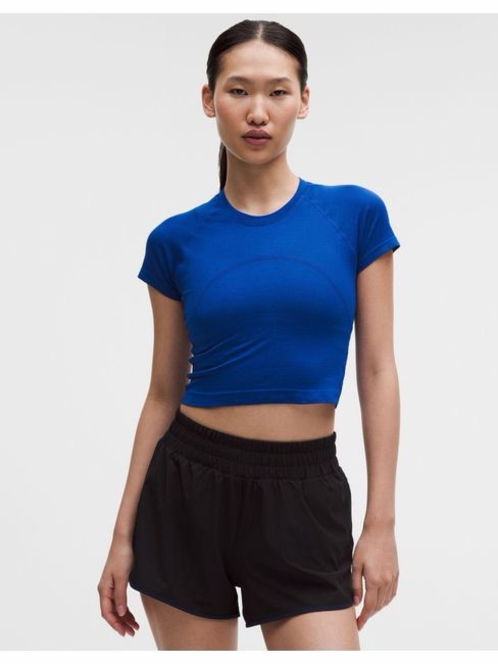 Lululemon Swiftly Cropped  Women's Cropped Crewneck Tee